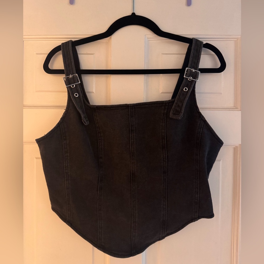 Wild Fable Black Denim Tank Top